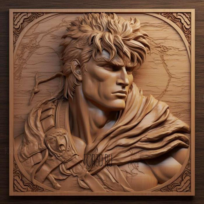 Joseph Joestar 2 stl model for CNC